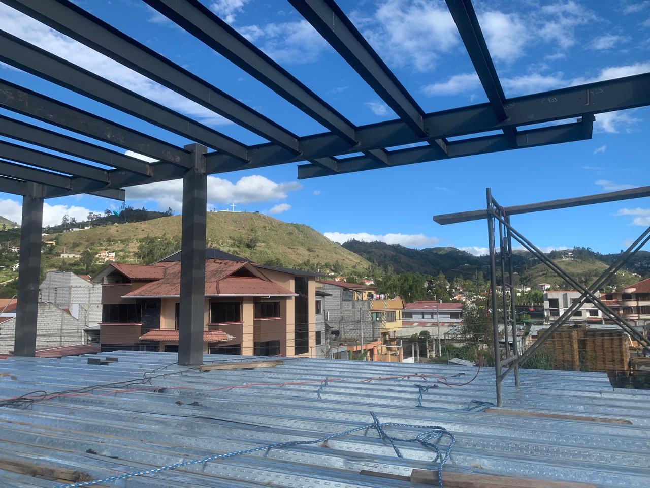 Estructura metálica terminada
